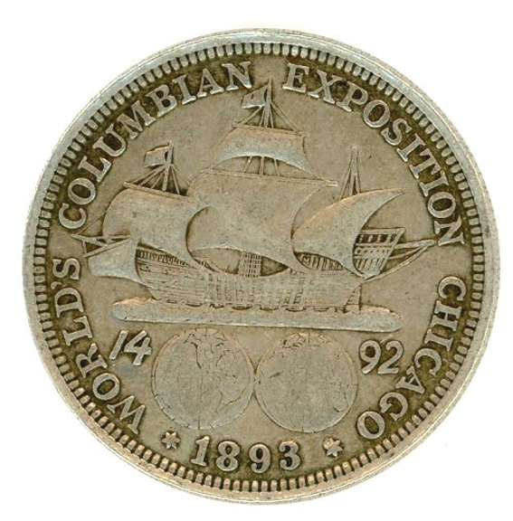 1893 Columbian Silver Commmemorative Half Dollar