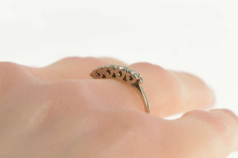 18K Yellow Gold 0.32 Ctw Diamond Classic Wedding Band Ring
