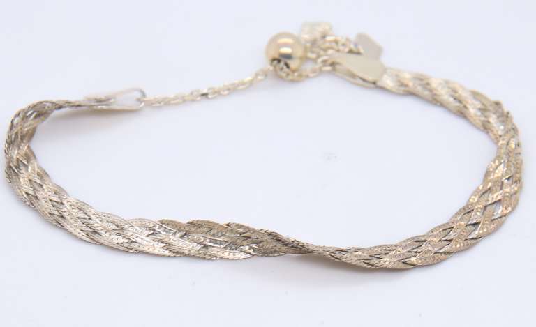Sterling Silver Braided Bracelet