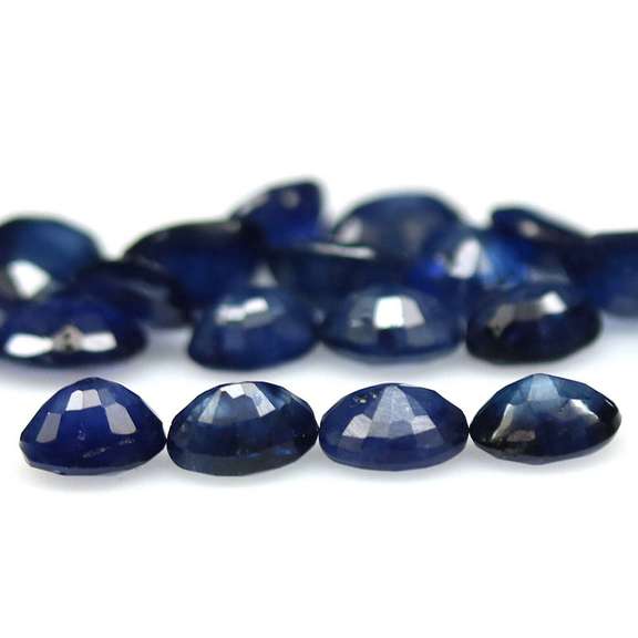 Heated! 7.64ct Royal blue Sapphire set from Madagascar