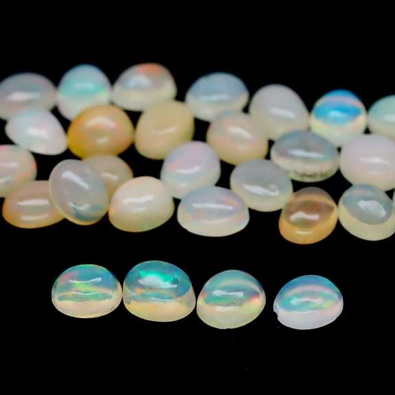 Smoldering 7.30ct unheated Jelly Opal set