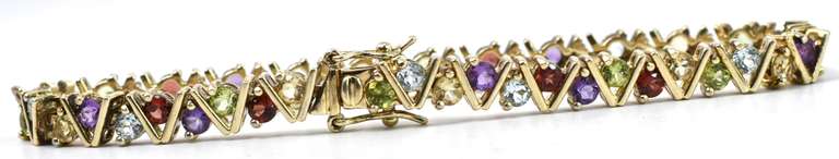 Vermeil Multi-Gemstone Bracelet