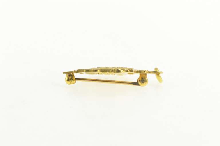 10K Yellow Gold FBI Federal Bureau of Investigation Seal Pin/Brooch