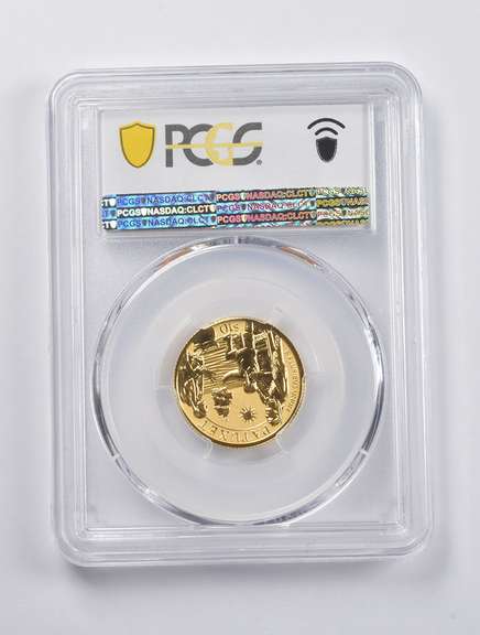 PR70 2020-W $10 Mayflower 400th Anniversary REV PF Gold Coin PCGS