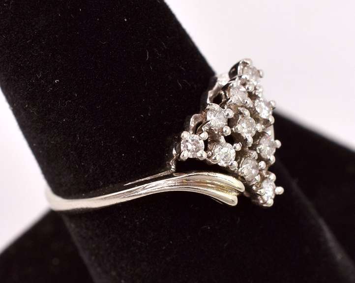 Fantastic Freestyle Diamond Ring in 14K Yellow Gold