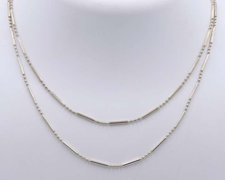 Lot of 2 Vintage Sterling Silver Chains