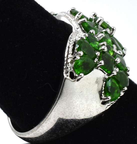 Green Crystal Ring