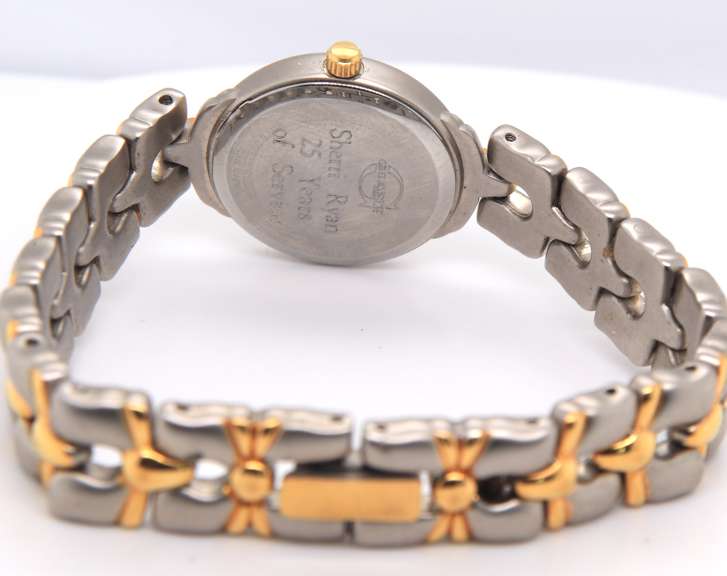 Caravelle 2 Tone Quartz Ladies Watch