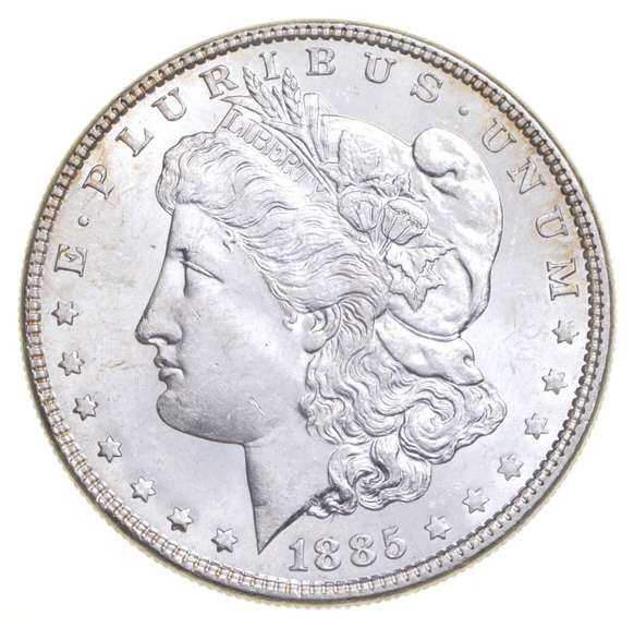 MS65 1885 Morgan Silver Dollar - Graded PGA