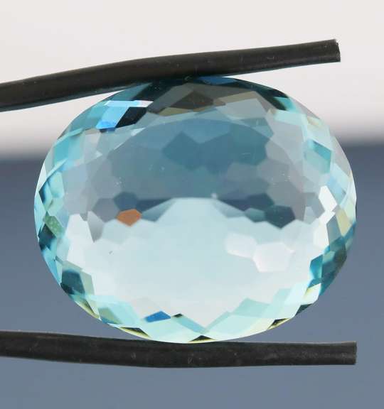 Designer 30.20ct blue green Hydrothermal Quartz