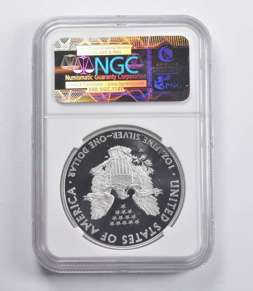 PF70 UCAM 2014-W American Silver Eagle FR NGC
