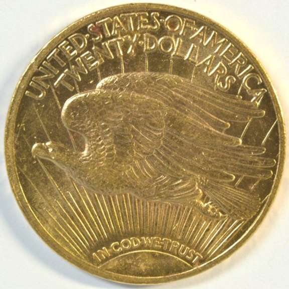 Flashy BU 1922 US St. Gaudens $20 Gold Piece. Better date