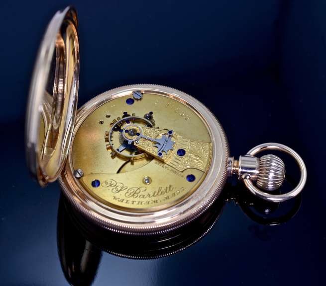 Fabulous Near-Mint Condition 1880 14K Man's Pocketwatch