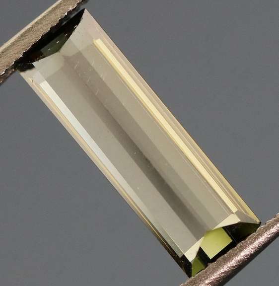 Superb 1.35ct pale olive green Tourmaline