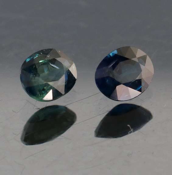 Heated only! 1.50ct top blue Sapphire pair
