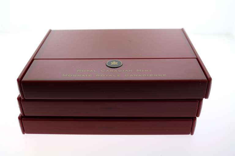 Three Editions of the Royal Canadian Mint Monnaie Royale Canadienne Silver Coin