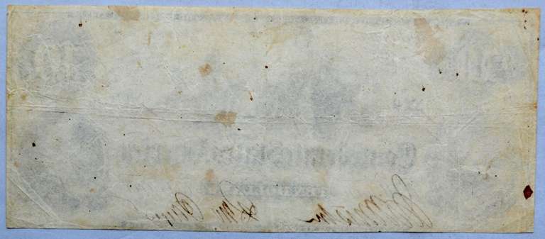 $ 10 Sept 2 1862 Series Confedrate States Note