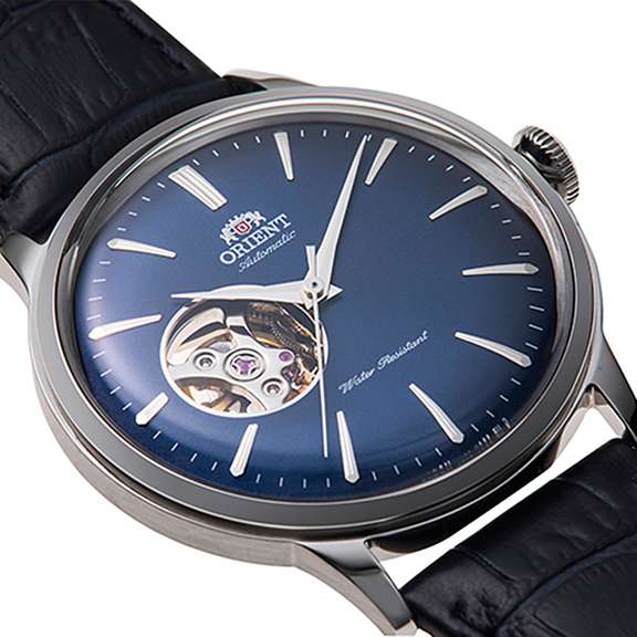 Orient Open Heart Blue Dial Automatic, New In Box.