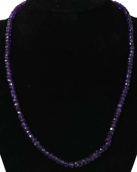 Amethyst Bead Necklace