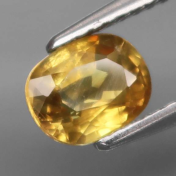 Very rich 1.20ct canary yellow Sapphire