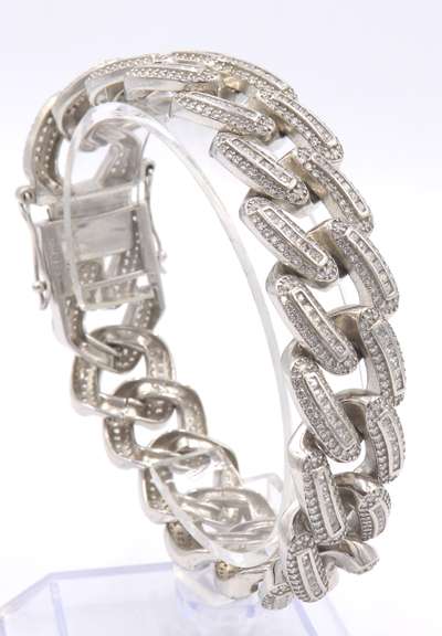 925 Sterling Silver Heavy Bracelet