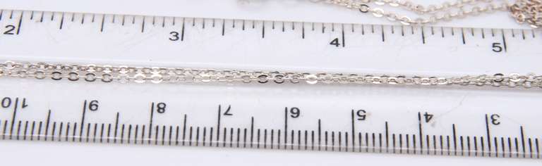 Group Lot of 3 Vintage Sterling Silver Necklaces