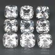 Glittering 16.30ct UNHEATED diamond white Topaz set