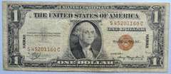 $1 1935 A Hawaii Emergency Issue Silver Certificate Fr2300