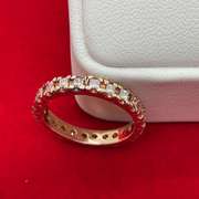 14K GOLD AND DIAMOND ETERNITY RING