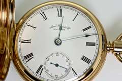 Fabulous Near-Mint Condition 1880 14K Man's Pocketwatch