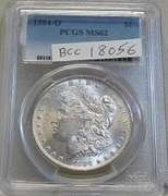 1884-O Morgan Dollar PCGS MS-62