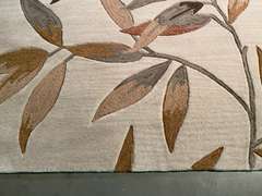 MODERN HAND MADE CARVED RUG 5x8