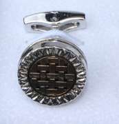 Handsome Pair Designer Style Cufflinks By Carelli