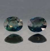 Heated only! 1.50ct top blue Sapphire pair