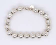 Tiffany & Co 10mm Bead Bracelet in Sterling Silver