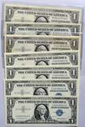 10 CH CU $1 1957 Silver Certificates