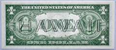 $1 1935 A Gem 66 EPQ Hawaii Emergency Issue Silver Certificate