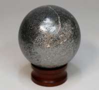 Metallic! 1,023ct Hematite sphere