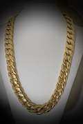 Valuable and Impressive 18K 26" Cuban Link Necklace