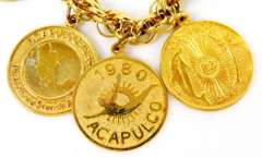 Vintage Gold Filled Charm Bracelet