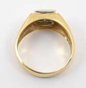 Stylish 14k Man's Diamond Ring