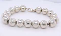 Tiffany & Co 10mm Bead Bracelet in Sterling Silver