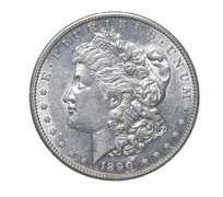 1890-S Morgan Silver Dollar