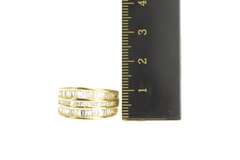 14K Yellow Gold 2.00 Ctw Diamond Graduated Baguette Band Ring