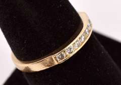 Darling Diamond Band Ring in 14K Yellow Gold