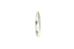 Platinum Tiffany & Co. 1.9mm Ridged Wedding Band Ring