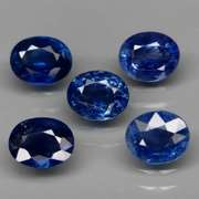 Heated Only! 2.28ct ink blue Sapphire set