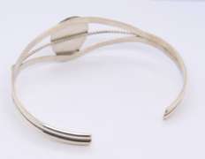 Vintage Sterling Silver American Indian Turquoise Cuff Bangle