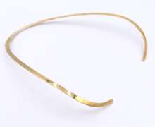 14K SOLID GOLD CUFF NECKLACE