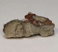 Multi-hue! 65.5ct natural Pyrite and Calcite